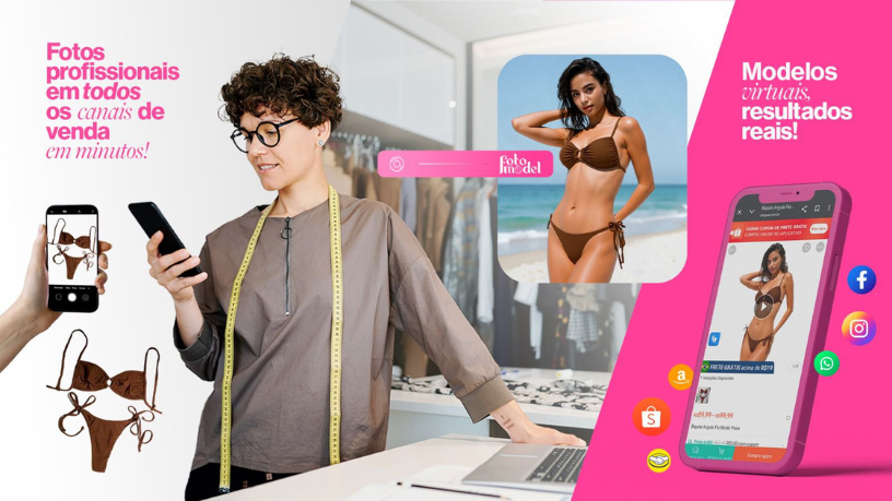 Melhore o desempenho do seu e-mail marketing com imagens realistas criadas com o FotoModel.